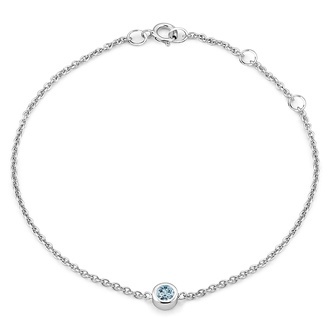 Aquamarine Bezel Bracelet Image