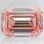 2.56 Ct. Fancy Intense Pink Emerald Lab Created Diamond