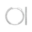 14K White Gold Bliss Lab Diamond Hoop Earrings (2 ct. tw.), smalladditional view 1
