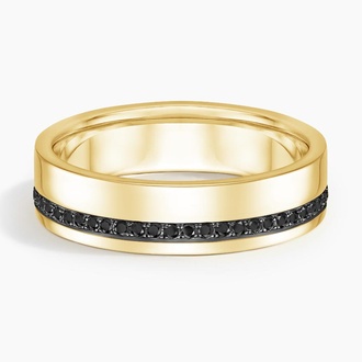 Black Diamond Men's Wedding Ring