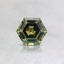 5.2mm Yellow Hexagon Montana Sapphire