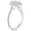 18K White Gold Luxe Odessa Diamond Ring (1/3 ct. tw.), smallside view