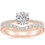 14K Rose Gold Elena Diamond Ring with Luxe Flair Diamond Ring (1/3 ct. tw.)