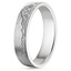 18K White Gold Rainier Wedding Ring, smallside view