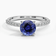 Sapphire Petite Shared Prong Diamond Ring (1/4 ct. tw.) in Platinum
