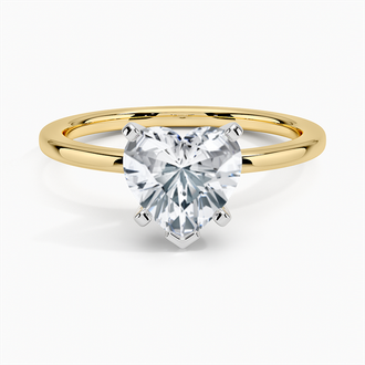 Six-Prong Petite Comfort Fit Solitaire Ring - Brilliant Earth