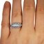 The Henley Ring, smallzoomed in top view on a hand