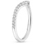 Platinum Tapered Flair Diamond Ring (1/3 ct. tw.), smallside view