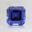 6mm Blue Asscher Lab Created Sapphire
