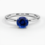 Sapphire Petite Elodie Ring in Platinum