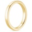 18K Yellow Gold 2.5mm Quattro Wedding Ring, smallside view