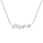 Princess, Baguette and Round Diamond Necklace 