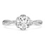Custom Floral Twist Diamond Ring