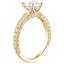 18KY Aquamarine Luxe Hudson Diamond Ring (1/10 ct. tw.), smalltop view