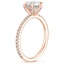 14K Rose Gold Six Prong Luxe Viviana Diamond Ring (1/3 ct. tw.), smallside view