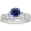 18KW Sapphire Luxe Willow Diamond Ring (1/4 ct. tw.) with Luxe Winding Willow Diamond Ring (1/4 ct. tw.), smalltop view