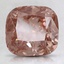 3.37 Ct. Fancy Vivid Orangy Pink Cushion Lab Grown Diamond
