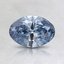 0.76 Ct. Fancy Blue Oval Lab Created Diamond