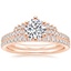 14K Rose Gold Optica Diamond Ring with Ballad Diamond Ring (1/6 ct. tw.)