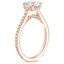 14K Rose Gold Arbor Diamond Ring (1/3 ct. tw.), smallside view