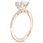 18KR Aquamarine Simply Tacori Classic Diamond Ring (1/5 ct. tw.), smalltop view