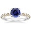 18KW Sapphire Marseille Champagne Diamond Ring (1/4 ct. tw.), smalltop view