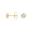 14K Yellow Gold Round Pavé Diamond Stud Earrings (1/4 ct. tw.), smalladditional view 1