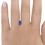 8.1x5.9mm Blue Oval Sapphire, smalladditional view 1