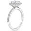 18KW Aquamarine Twilight Diamond Ring, smalltop view