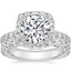 18K White Gold Estelle Diamond Ring (3/4 ct. tw.) with Luxe Anthology Eternity Diamond Ring (1 1/3 ct. tw.)