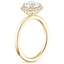 18K Yellow Gold Vienna Diamond Ring, smallside view