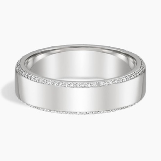 Avalon Eternity Diamond 6mm Wedding Ring (2/5 ct. tw.) in 18K White Gold