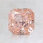 1.24 Ct. Fancy Intense Pink-Orange Radiant Lab Created Diamond