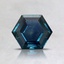 6.5mm Blue Hexagon Montana Sapphire
