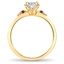 Acorn-Inspired Diamond Ring, smallside view