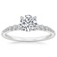 Platinum Addison Diamond Ring, smalltop view