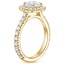 18KY Moissanite Estelle Diamond Ring (3/4 ct. tw.), smalltop view