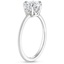 PT Moissanite Channing Ring, smalltop view