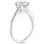 18KW Moissanite Lissome Diamond Ring (1/10 ct. tw.), smalltop view
