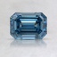 0.95 Ct. Fancy Blue Emerald Lab Created Diamond