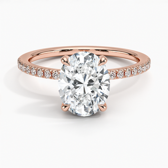 14K Rose Gold Viviana Diamond Ring (1/4 ct. tw.)