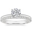 18K White Gold Simply Tacori Delicate Drape Diamond Ring with Simply Tacori Diamond Ring (1/5 ct. tw.)