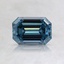 0.72 Ct. Fancy Deep Blue Emerald Lab Created Diamond