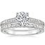 18K White Gold Luxe Hudson Diamond Bridal Set