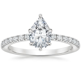 Pear Shaped Diamond Engagement Rings | Brilliant Earth