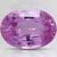 11.1x8.1mm Pink Oval Sapphire
