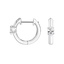 14K White Gold Uma Oval Diamond Hoop Earrings (1/2 ct. tw.), smalladditional view 1