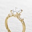 18K White Gold Simply Tacori Three Stone Marquise Diamond Ring, smalladditional view 2