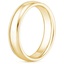 18K Yellow Gold 5mm Milgrain Wedding Ring, smallside view