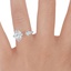 18K White Gold Matina Toi et Moi Diamond Ring (1/2 ct. tw.), smallzoomed in top view on a hand